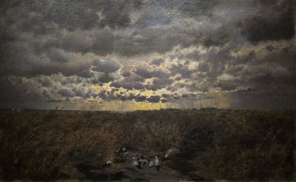 Tempête qui approche - Giuseppe De Nittis image 1 copie de tableau peinte à la main