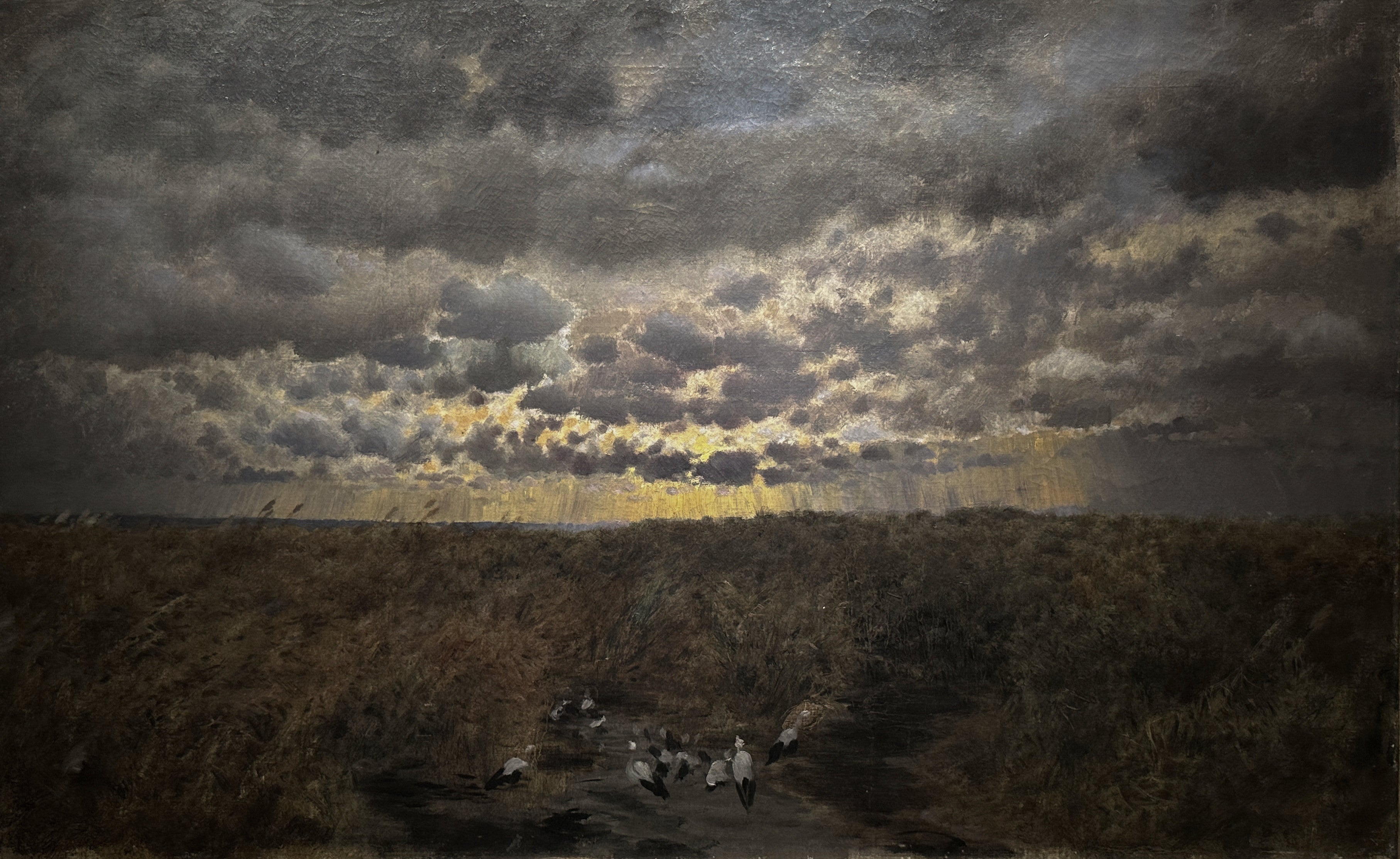 Tempête qui approche - Giuseppe De Nittis image 1 copie de tableau peinte à la main
