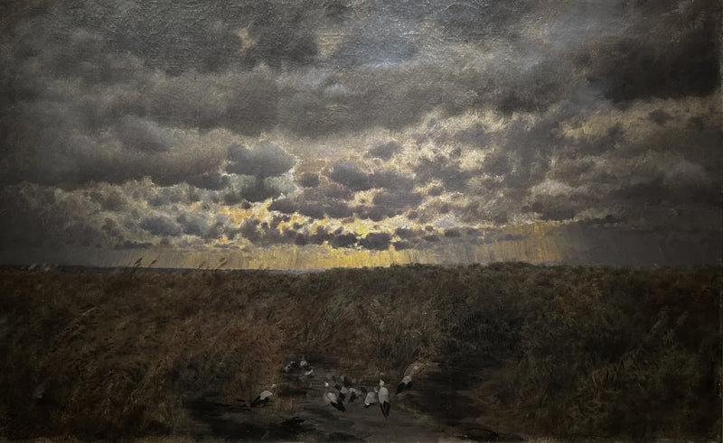Nadciągająca burza - Giuseppe De Nittis