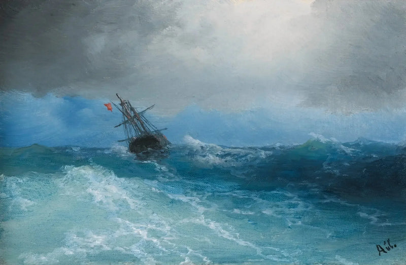Nadchodząca burza - Ivan Aïvazovski