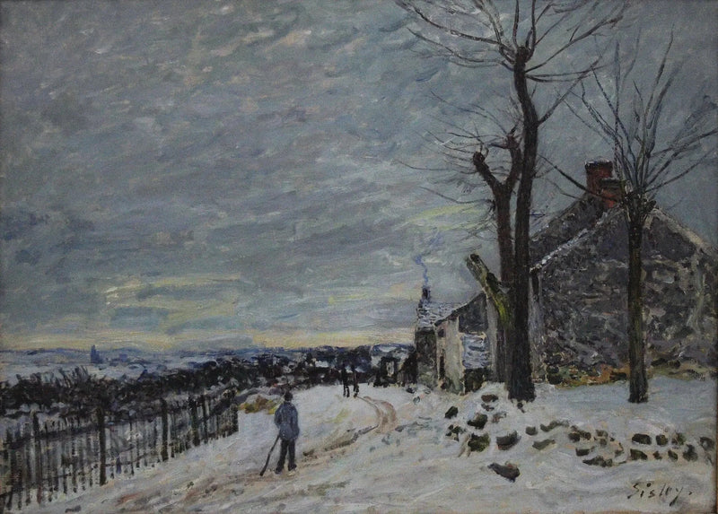 Czas śniegu w Veneux-Nadon - Alfred Sisley