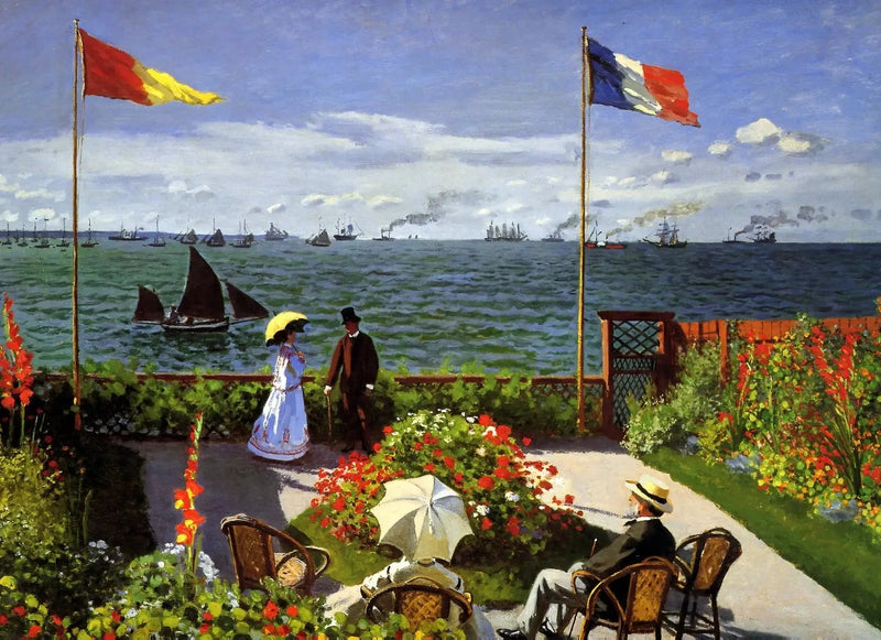 Taras w Sainte-Adresse - Claude Monet
