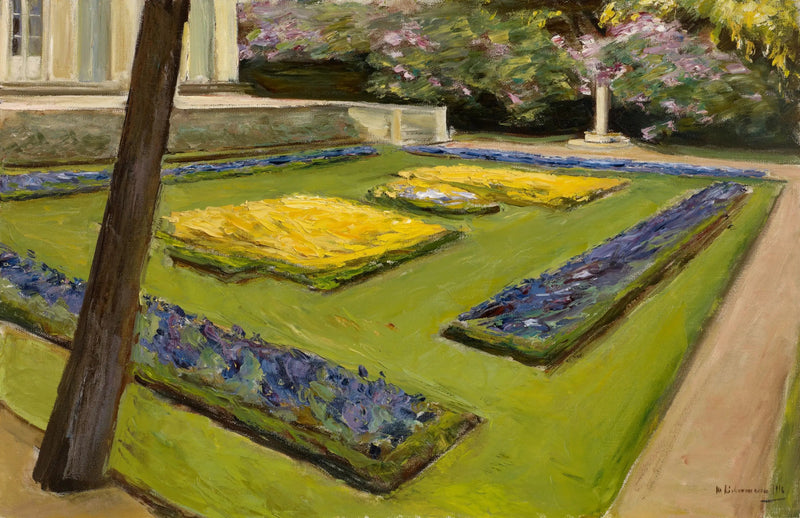 Taras w ogrodzie w pobliżu Wannsee na północny zachód - Max Liebermann
