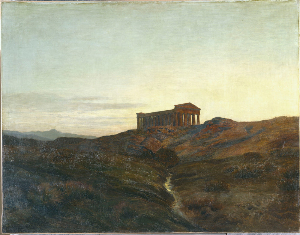 Terre antique, le temple - René Ménard