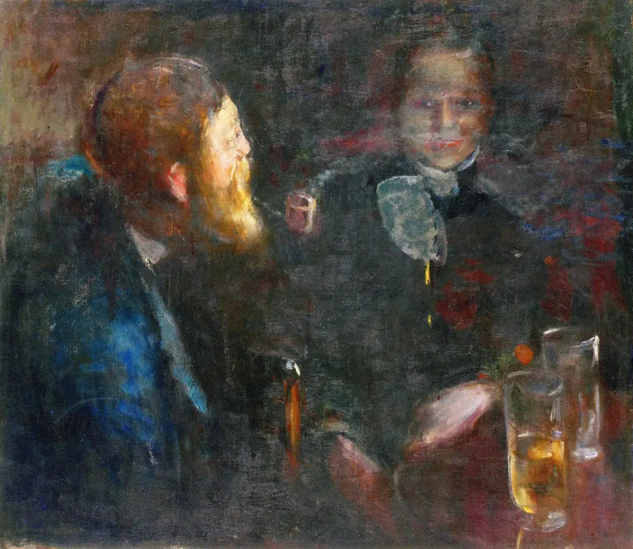Spotkanie twarzą w twarz - Edvard Munch