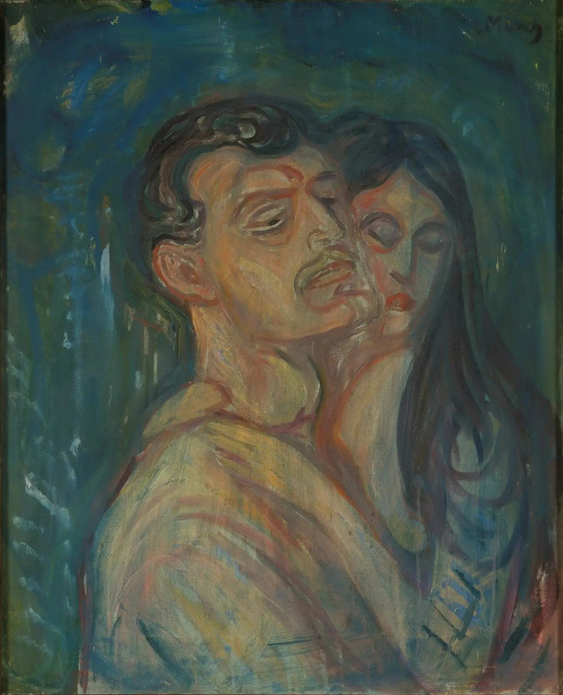 Głowa w głowę - Edvard Munch