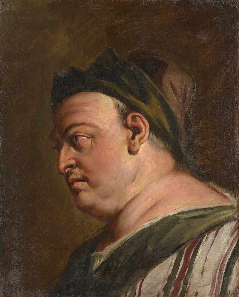 Głowa mężczyzny w profilu (zarządca?) - Sebastiano Ricci