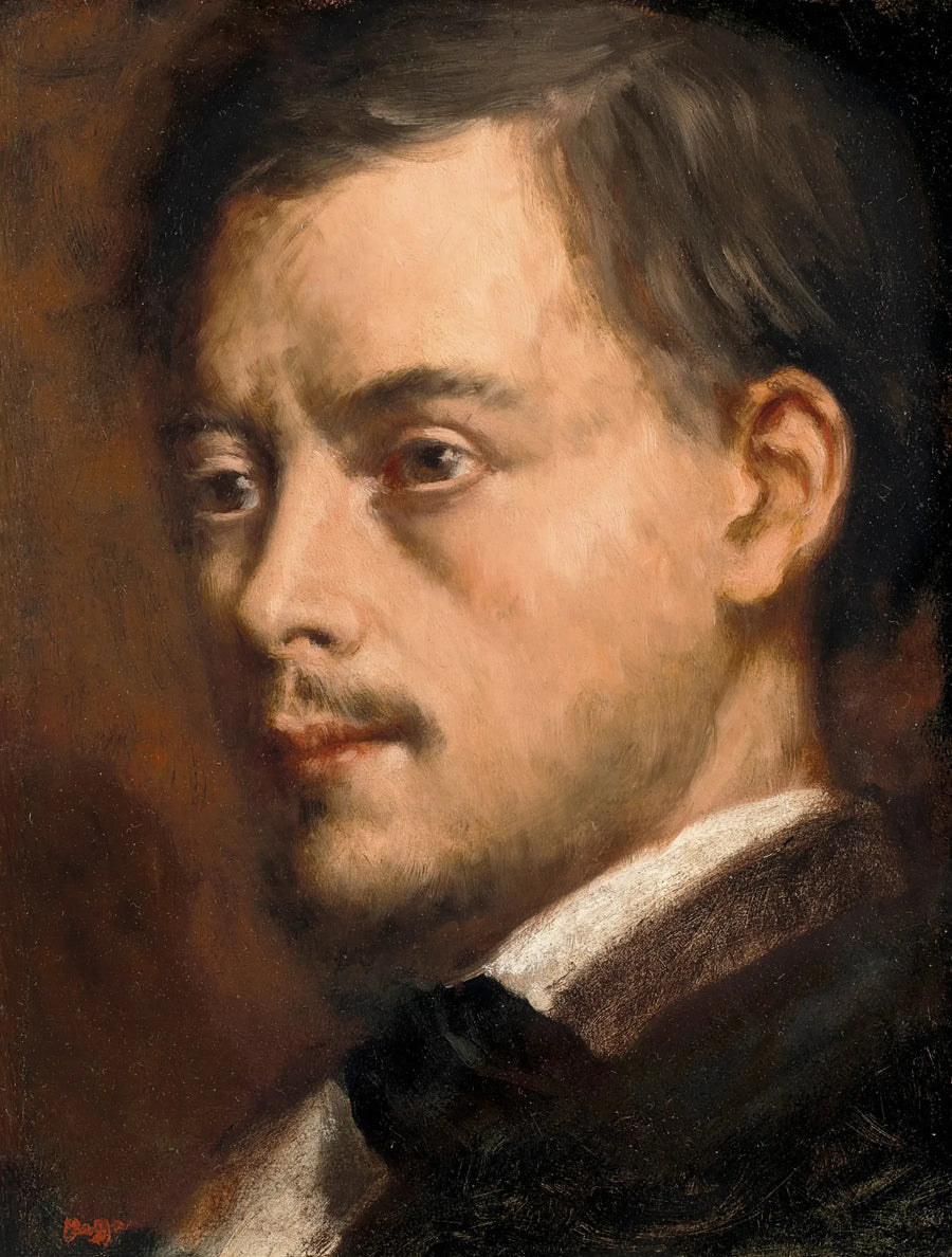 Głowa mężczyzny - Edgar Degas