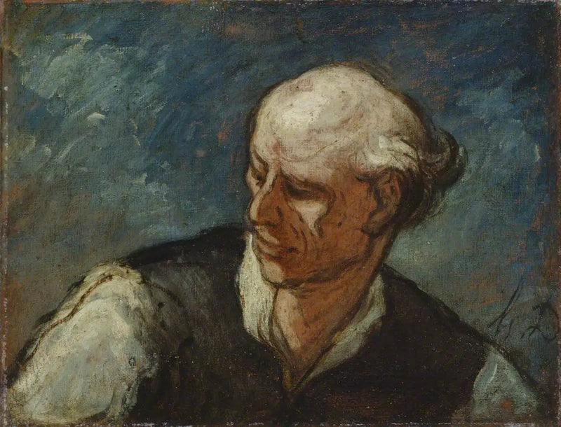 Głowa mężczyzny - Honoré Daumier