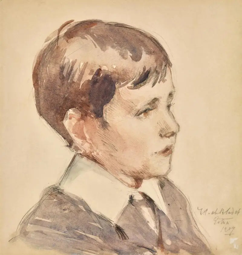 Głowa chłopca - Francis Cadell