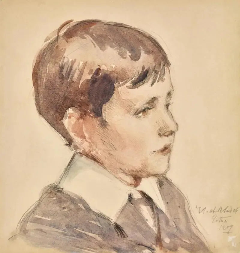 Głowa chłopca - Francis Cadell