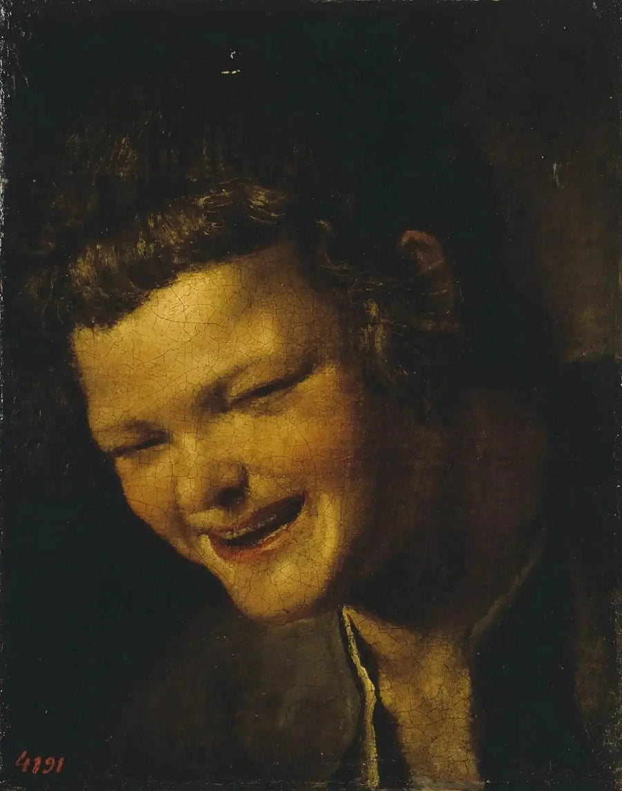 Głowa chłopca śmiejącego się - Diego Velázquez