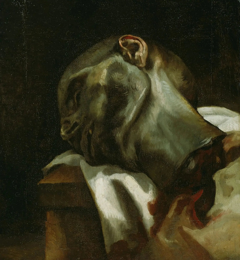 Głowa ściętego mężczyzny - Théodore Géricault
