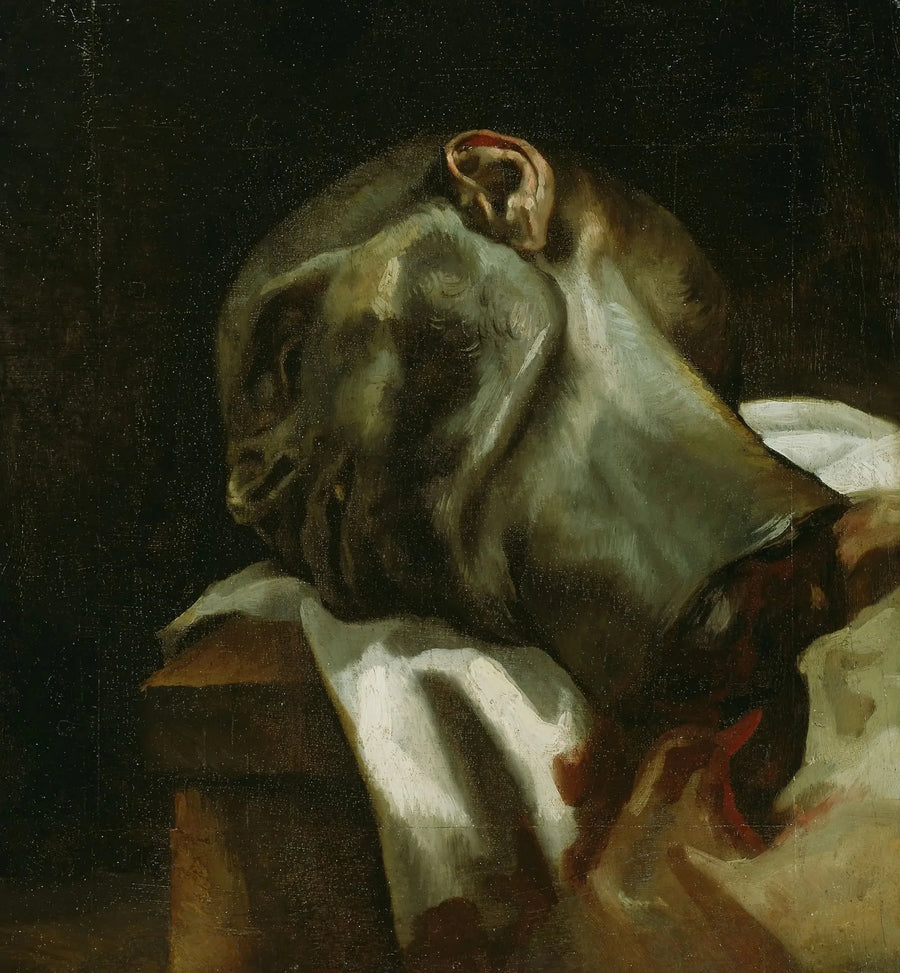 Głowa ściętego mężczyzny - Théodore Géricault