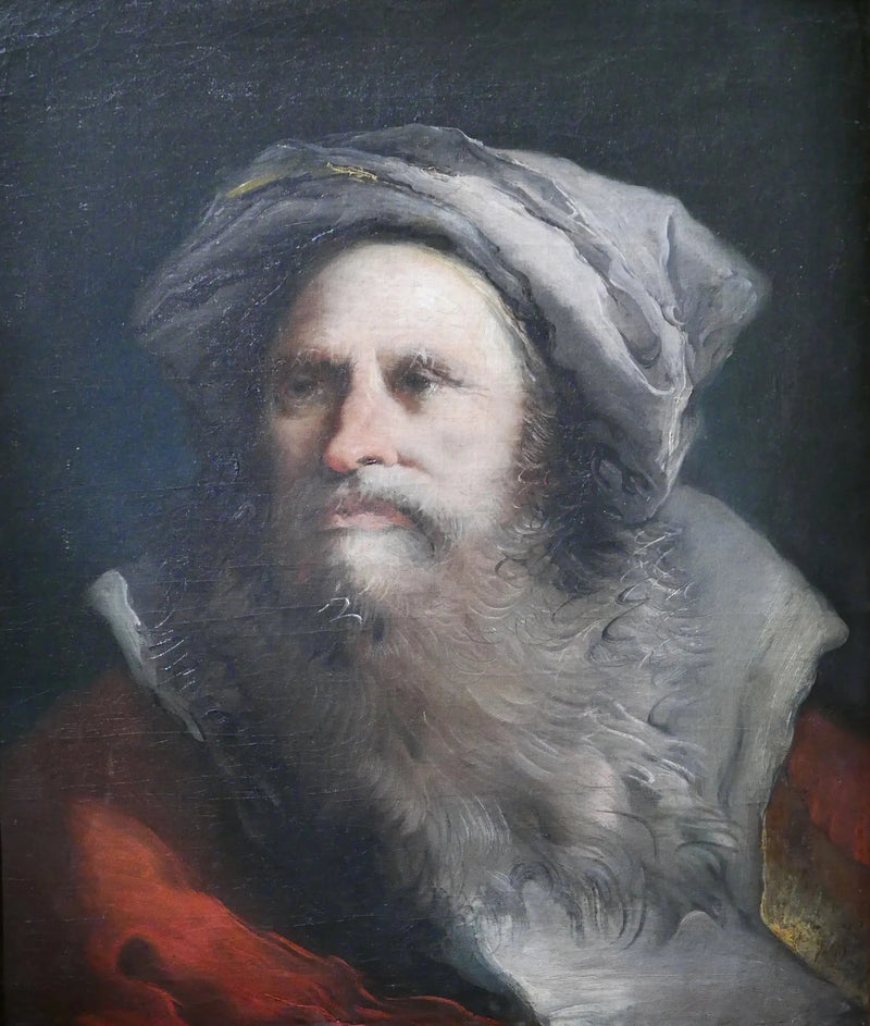 Głowa orientalnego z siwą brodą - Giovanni Battista Tiepolo