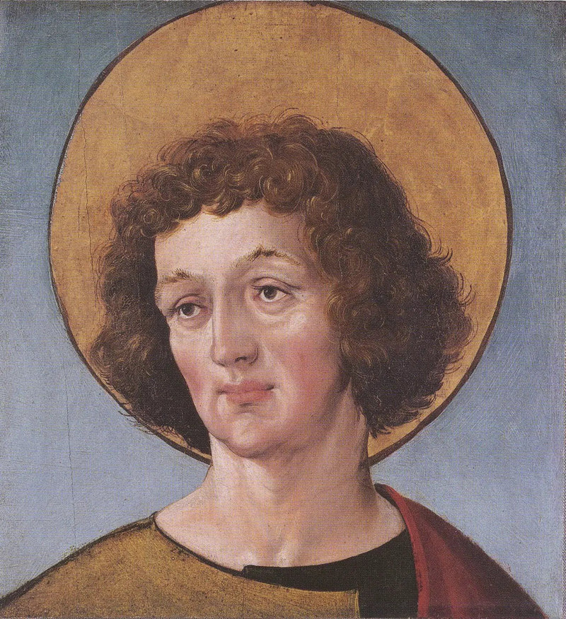 Głowa świętego - Hans Holbein Młodszy