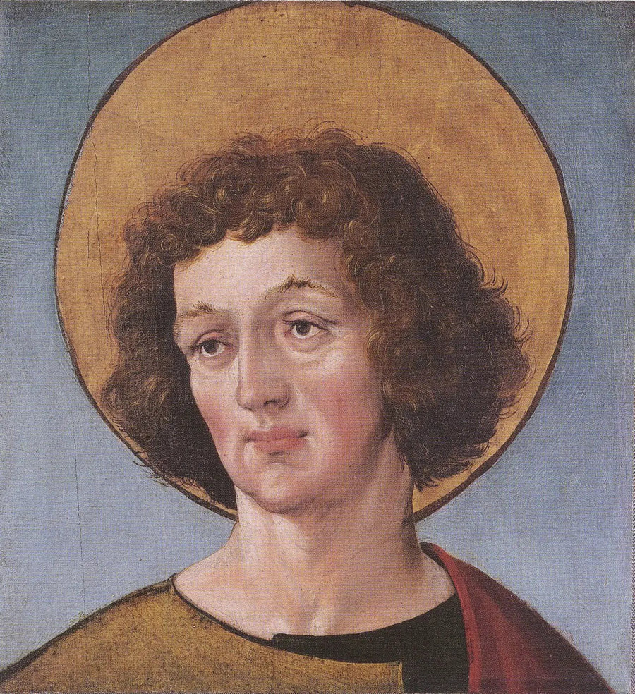 Głowa świętego - Hans Holbein Młodszy