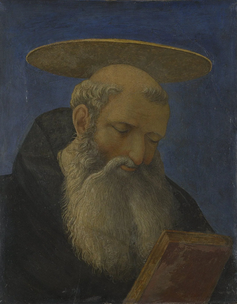 Głowa świętego tonsurę i brodatego - Domenico Veneziano