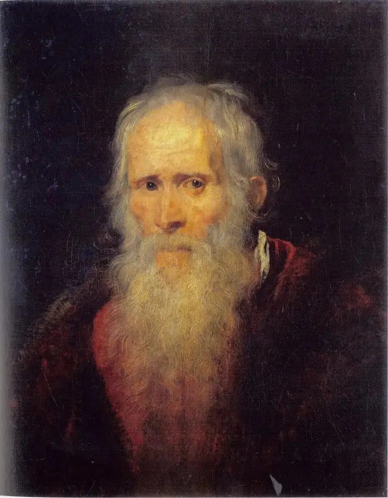 Głowa starszego mężczyzny - Antoine van Dyck