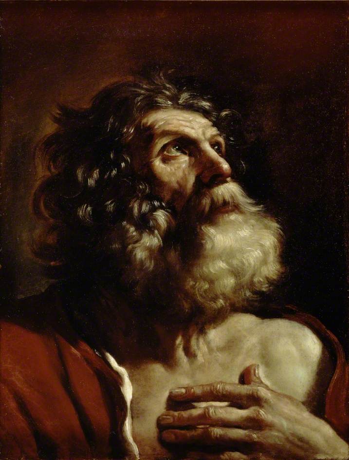 Głowa starego mężczyzny - Guercino