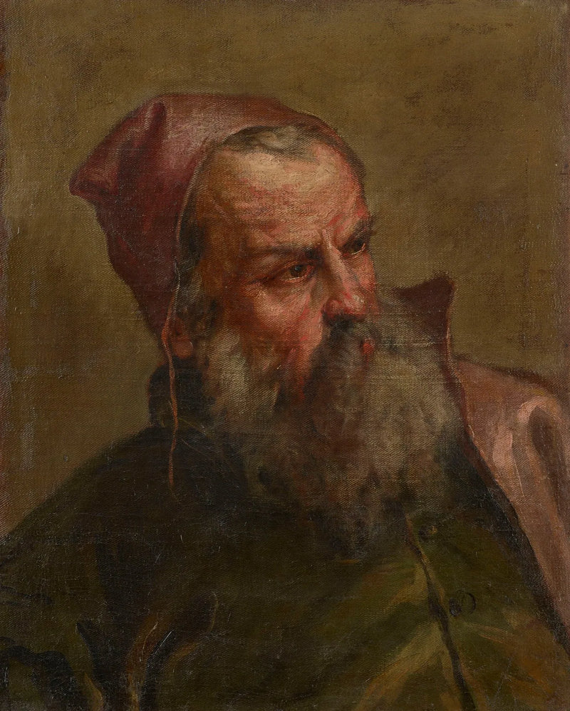 Głowa starego mężczyzny (publiczanie?) - Sebastiano Ricci