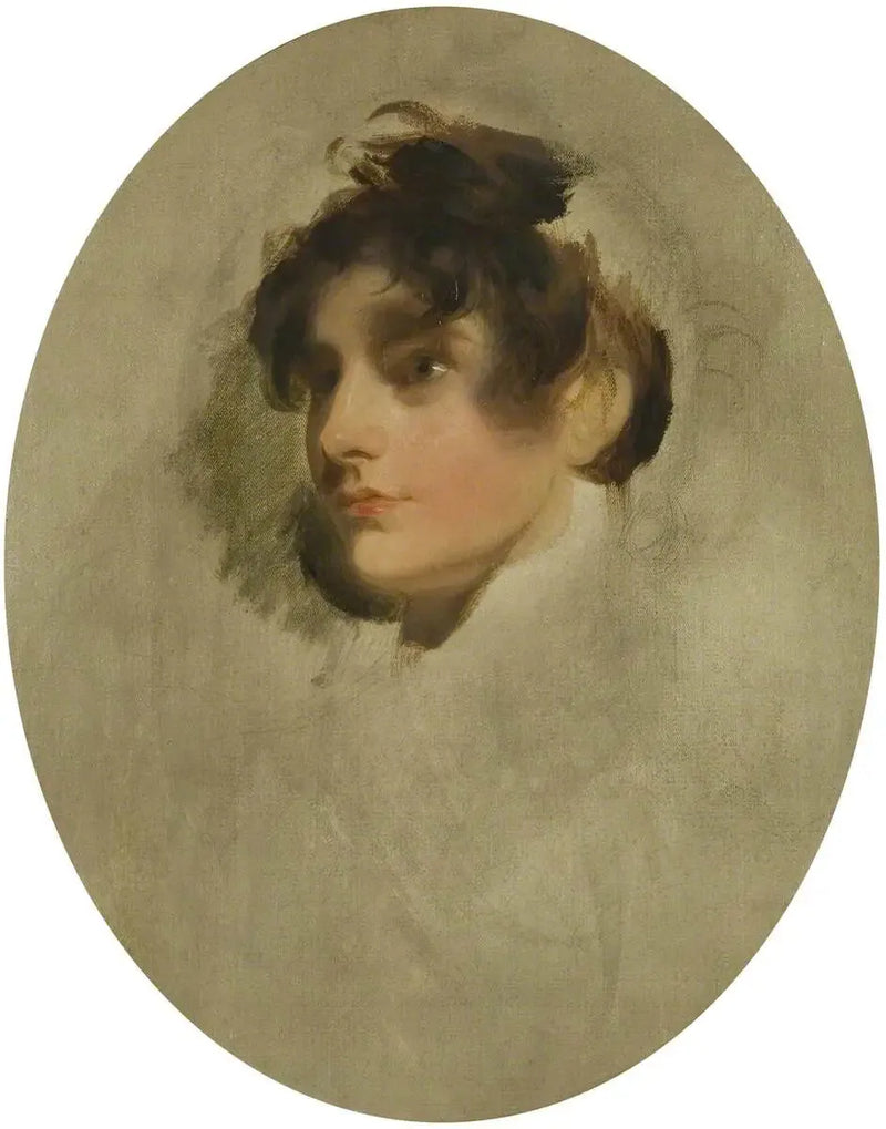 Głowa młodej nieznanej kobiety - Thomas Lawrence