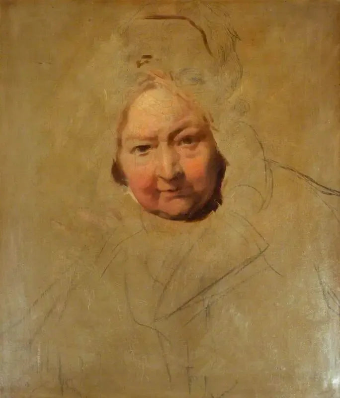 Głowa starszej kobiety - Thomas Lawrence