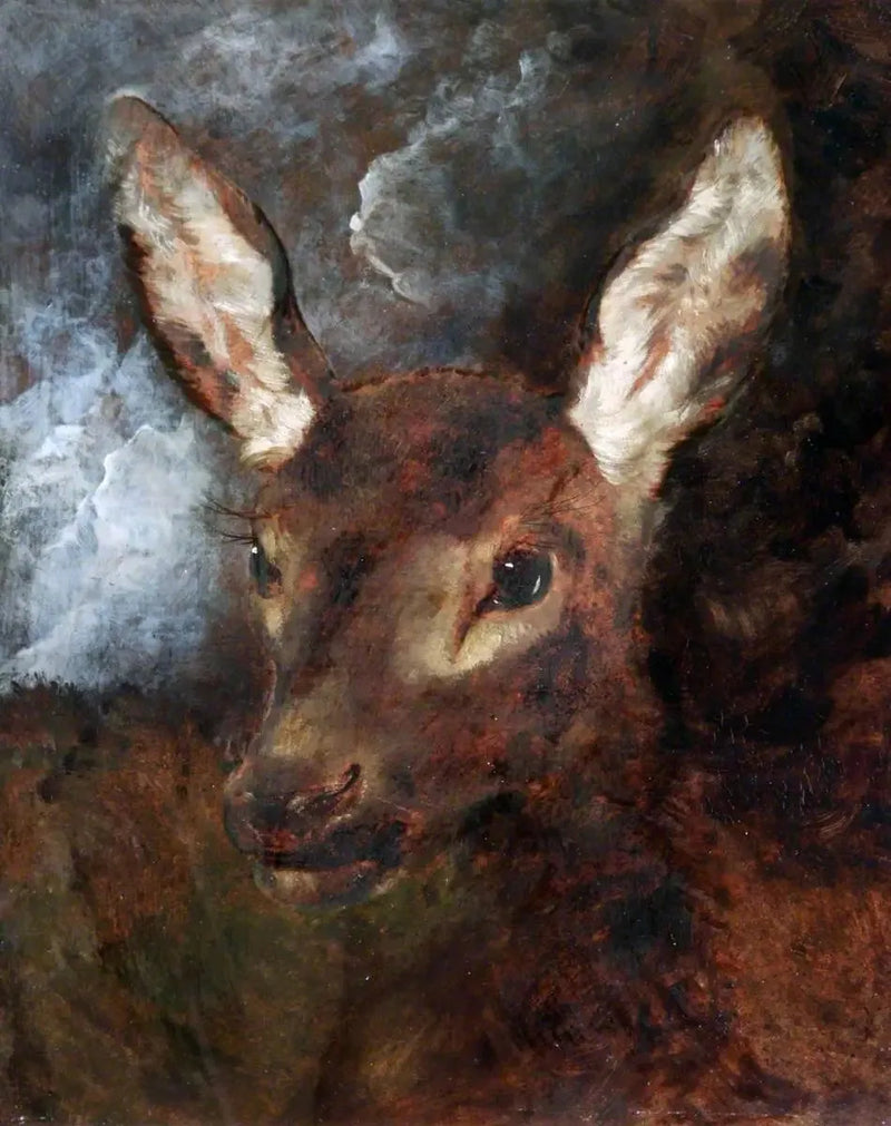 Głowa łani - Edwin Henry Landseer