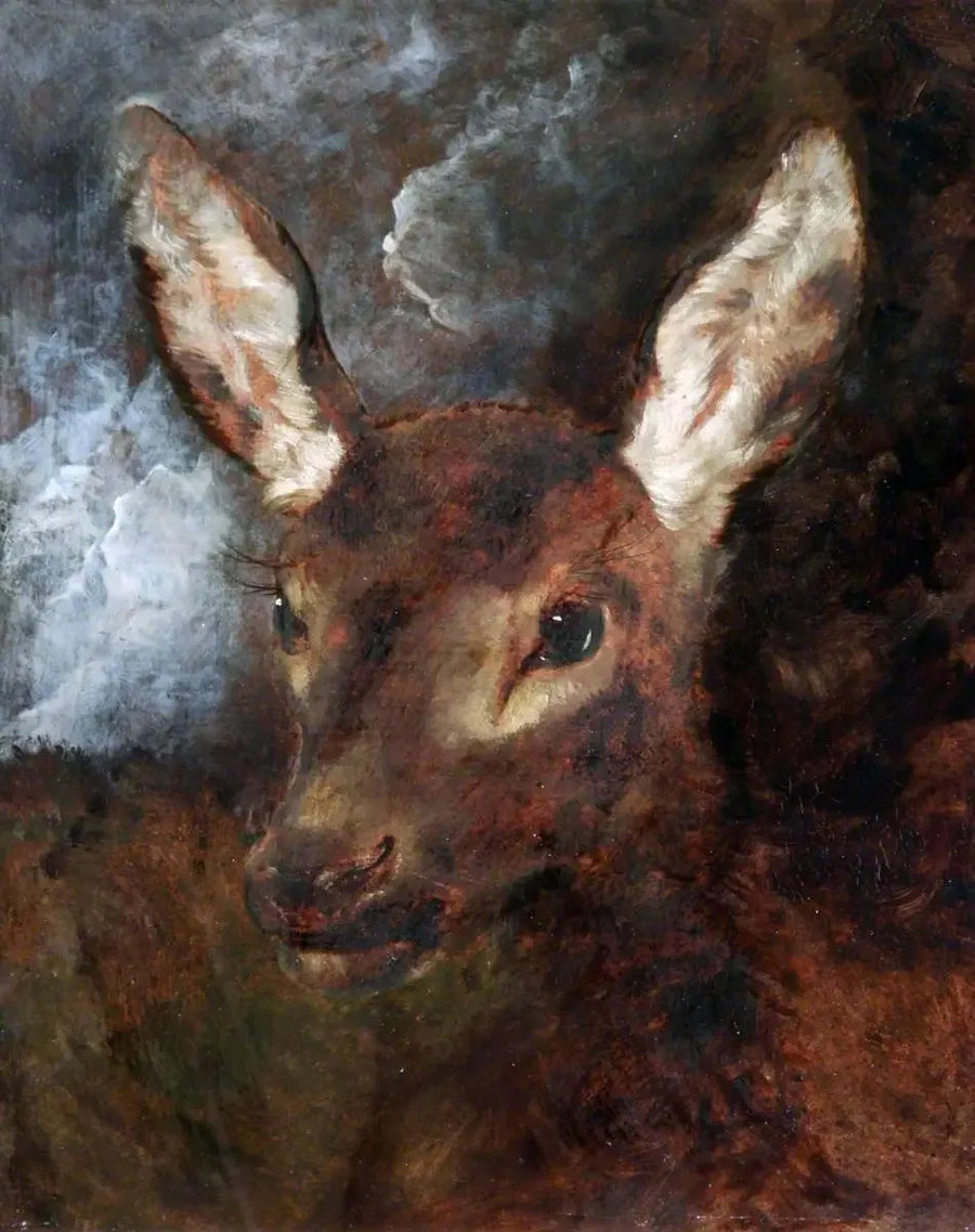 Głowa łani - Edwin Henry Landseer