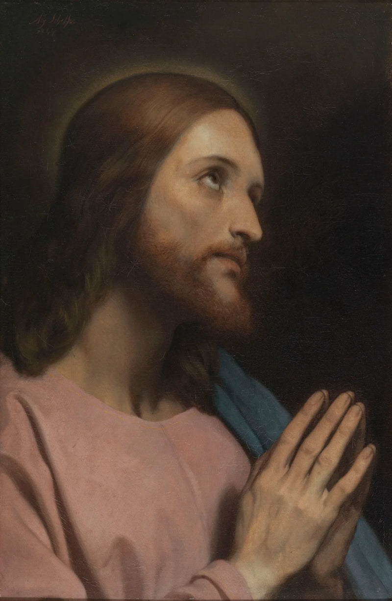 Głowa Chrystusa - Ary Scheffer