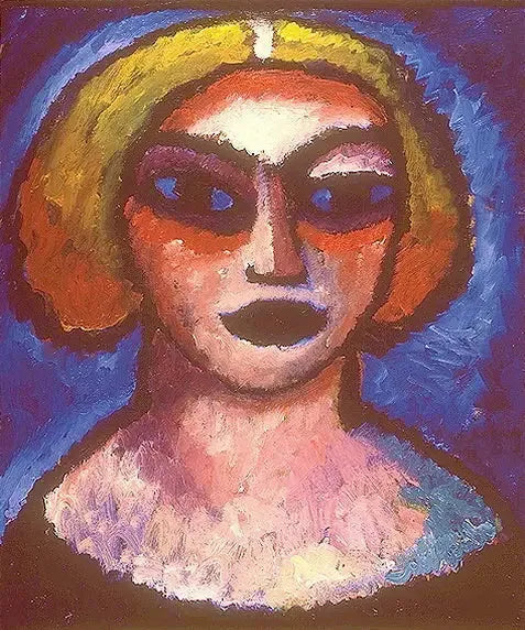 Głowa kobiety - Aleksiej von Jawlensky