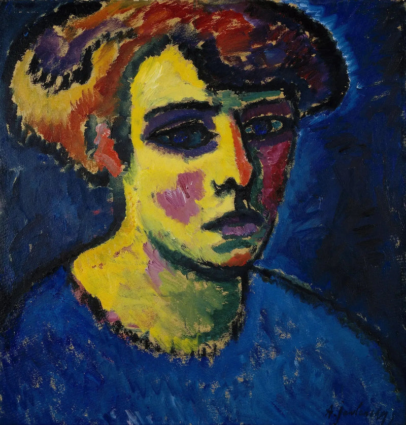 Głowa kobiety - Aleksiej von Jawlensky