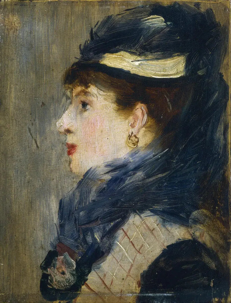 Głowa kobiety - Édouard Manet