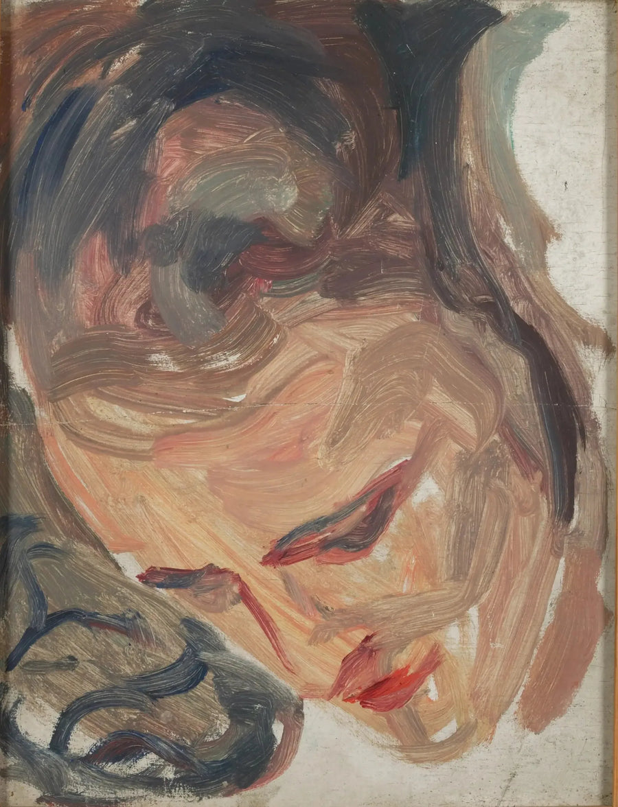 Głowa kobiety - Edvard Munch