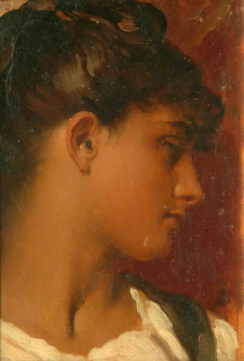 Głowa kobiety - Frederic Leighton