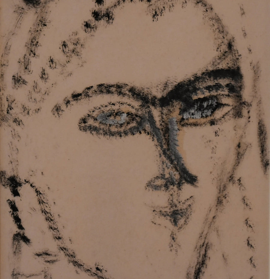 Głowa kobiety. Kiki? - Amedeo Modigliani