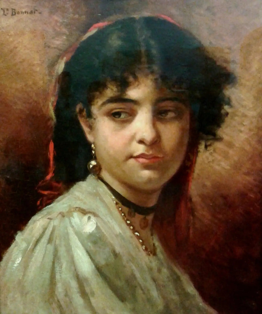 Głowa kobiety - Léon Bonnat