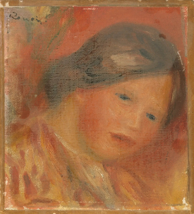 Głowa kobiety - Pierre-Auguste Renoir