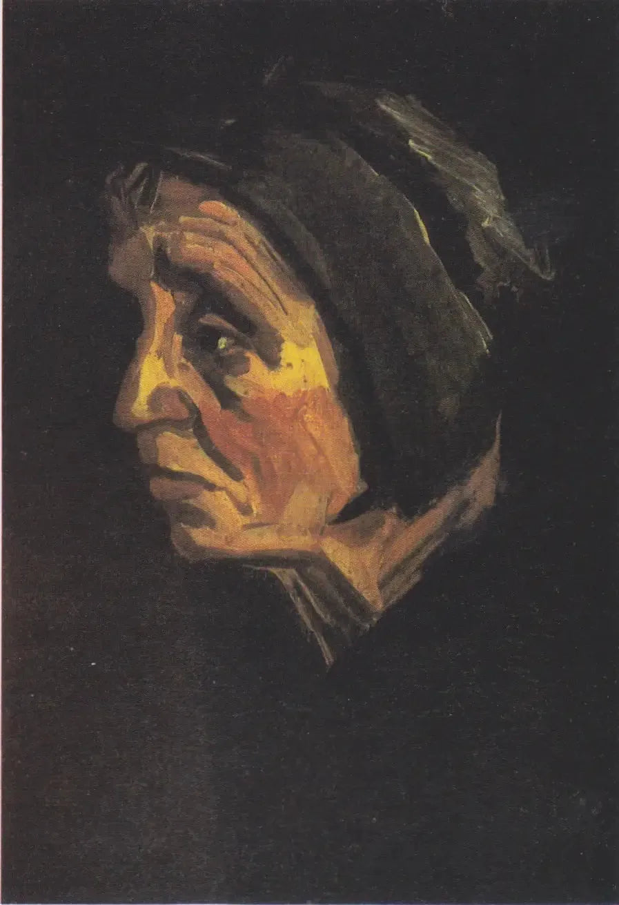 Tête de femme - Vincent van Gogh image 1 reproduction de peinture à l’huile