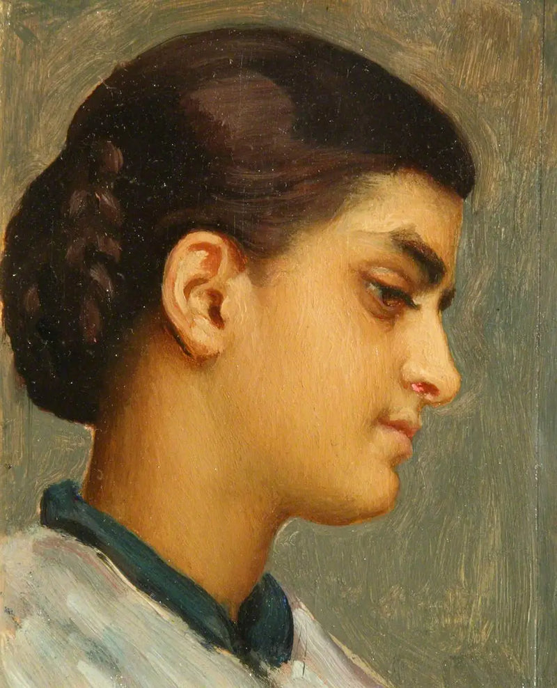 Głowa hiszpańskiej dziewczyny - Frederic Leighton