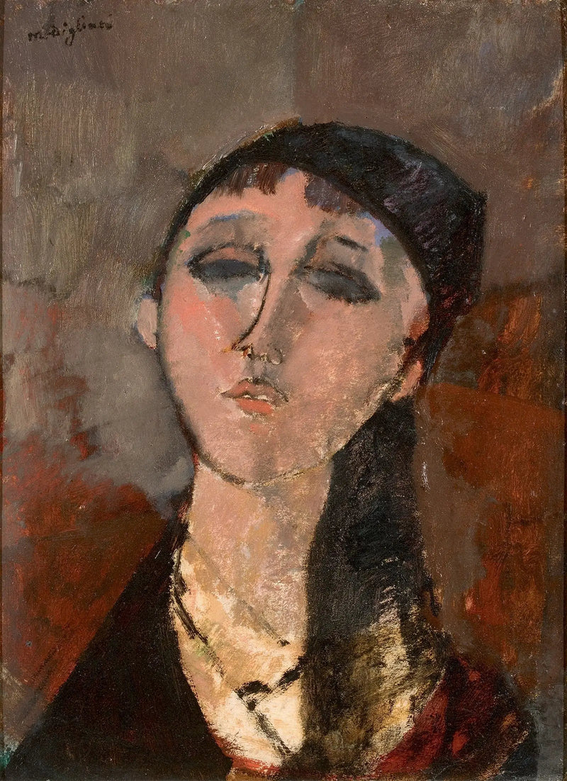 Głowa dziewczyny (Louise) - Amedeo Modigliani