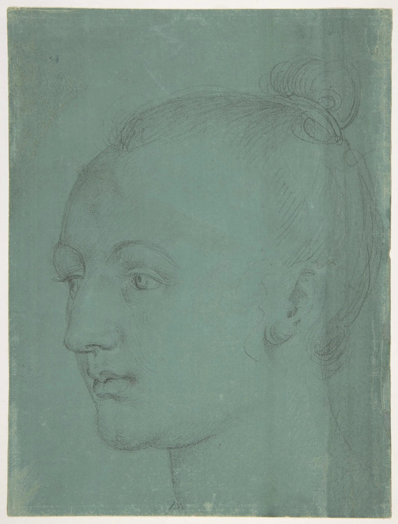 Głowa młodej kobiety - Albrecht Dürer