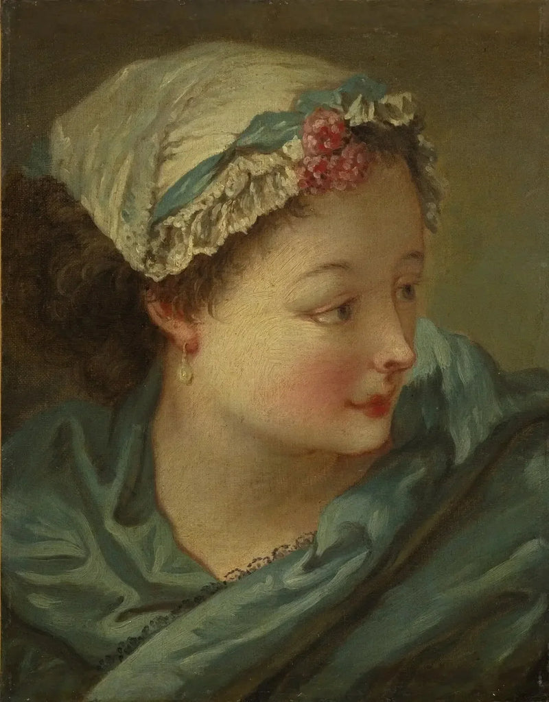 Głowa młodej kobiety - François Boucher