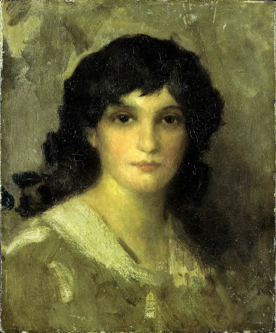 Głowa młodej kobiety - James Abbott McNeill Whistler