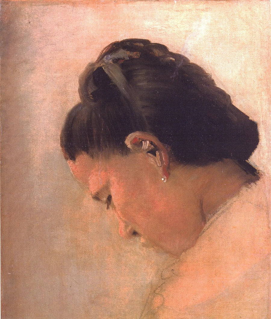 Głowa młodej dziewczyny - Georges Seurat