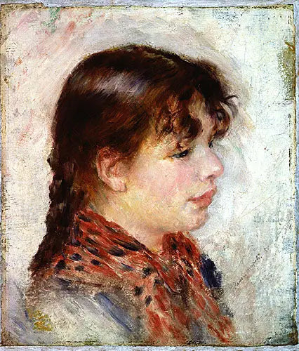 Głowa młodej Neapolitanki - Pierre-Auguste Renoir