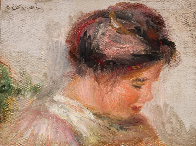 Głowa Młodej Dziewczyny - Pierre-Auguste Renoir