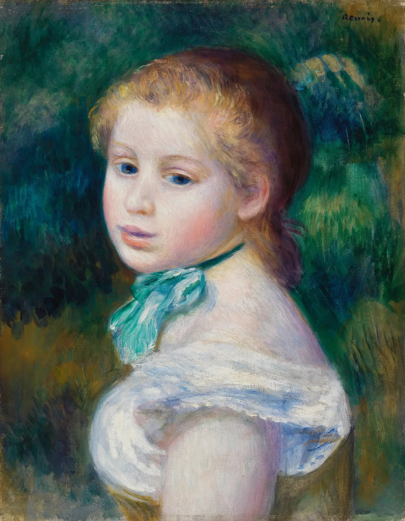 Głowa Młodej Dziewczyny - Pierre-Auguste Renoir