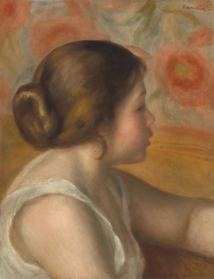 Głowa młodej dziewczyny - Pierre-Auguste Renoir