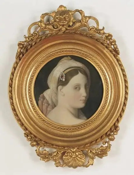 Głowa Wielkiej Odaliski - Jean-Auguste-Dominique Ingres